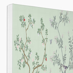 Delicate Flowers & Birdies Canvas