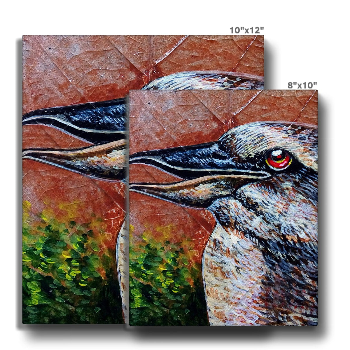 Adorable Sparrow Portrait Canvas