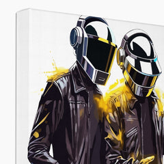 Dapper Daft Punk Art Canvas