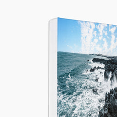 Majestic Brimketill Lava Rock Pool Canvas