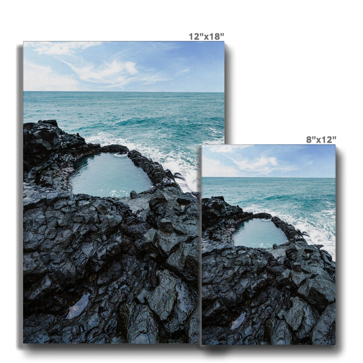 Amazing Brimketill Lava Rock Pool Canvas