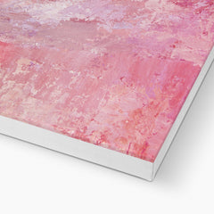 Picturesque Pink Abstract Art Canvas