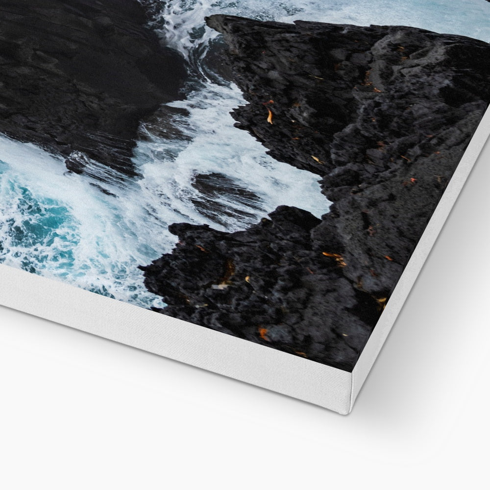 Mesmerising Brimketill Lava Rock Pool Canvas