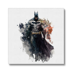 Batman Watercolour Wall Art Canvas