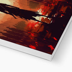 Red Art Of Ronin Canvas