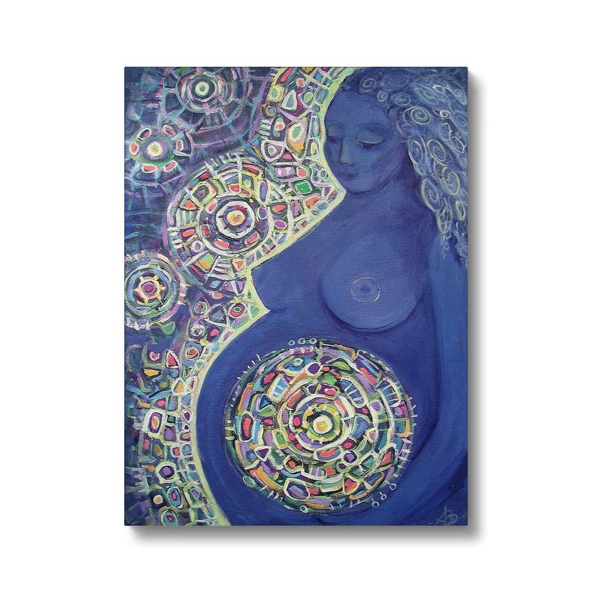 Mother & Abstract Art Canvas