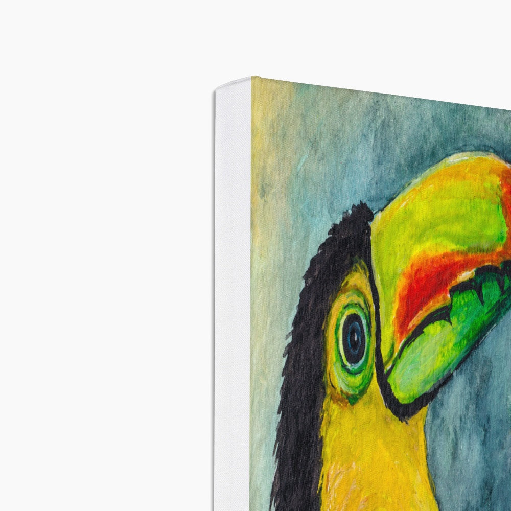 Graceful Toucan Oil Painting Canvas