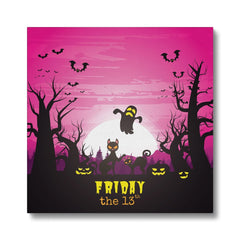Spooky Friday The 13th Art Canvas
