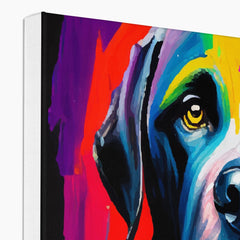 Flamboyant Dog Painting Canvas