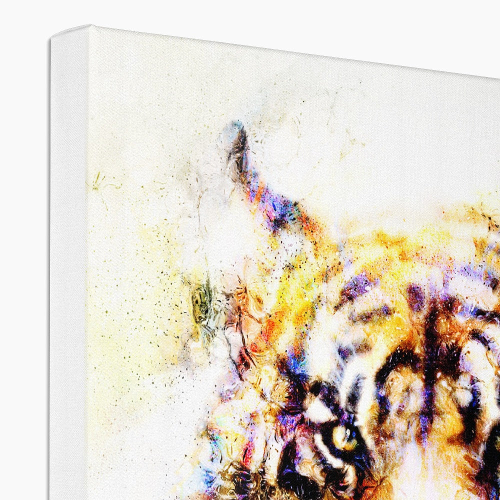 Stunning Galaxy Tiger Wall Art Canvas