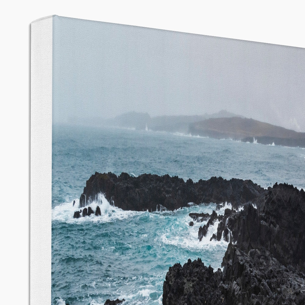 Mesmerising Brimketill Lava Rock Pool Canvas