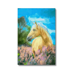 Brown Horse Portrait Canvas