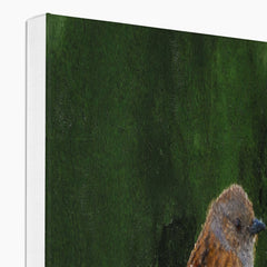 Sparrow On The Branch Canvas