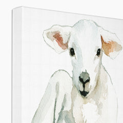 White Sheep Oil Painting Canvas