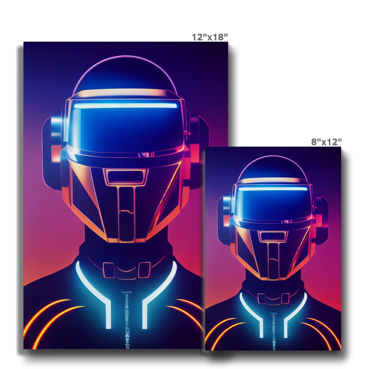 Voguish Daft Punk Art Canvas