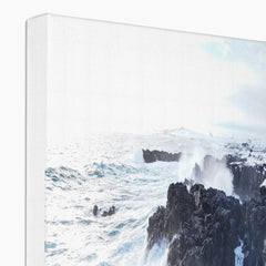 Alluring Brimketill Lava Rock Pool Canvas