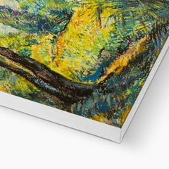 Cypresses In Woods In Van Gogh Style Canvas