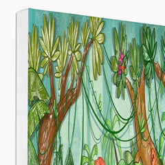 Kid In Jungle Canvas