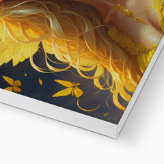 Golden Butterflies & Princess Canvas