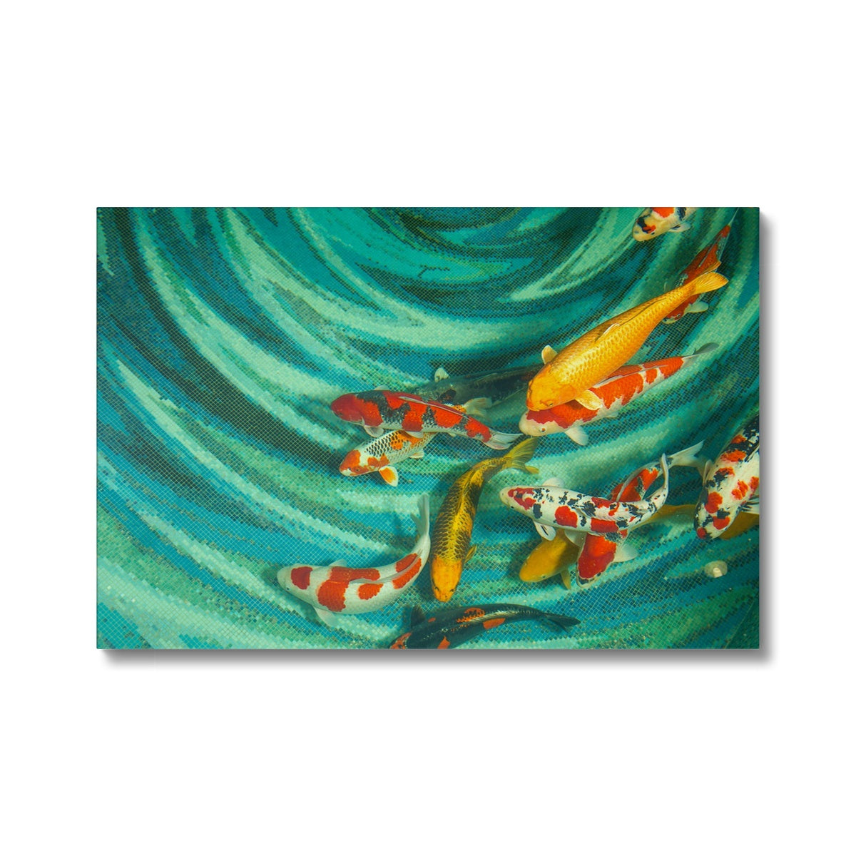 Koi Fish & Sea Oil Painting Canvas