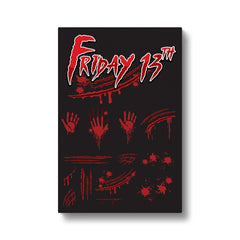 Eerie Friday The 13th Art Canvas