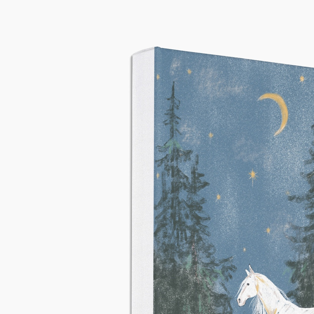 Angelic Horse & Trees Canvas