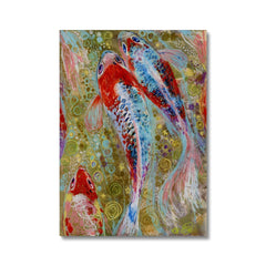 Astonishing Koi Fish Oil Portrait Canvas