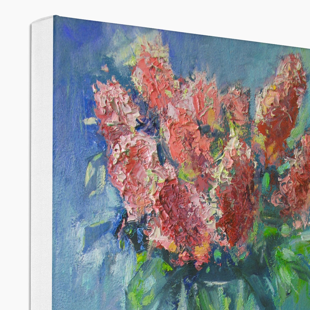 Van Gogh Style Vase Flower Painting I Canvas