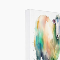 Abstract Sheep Water Painting Canvas