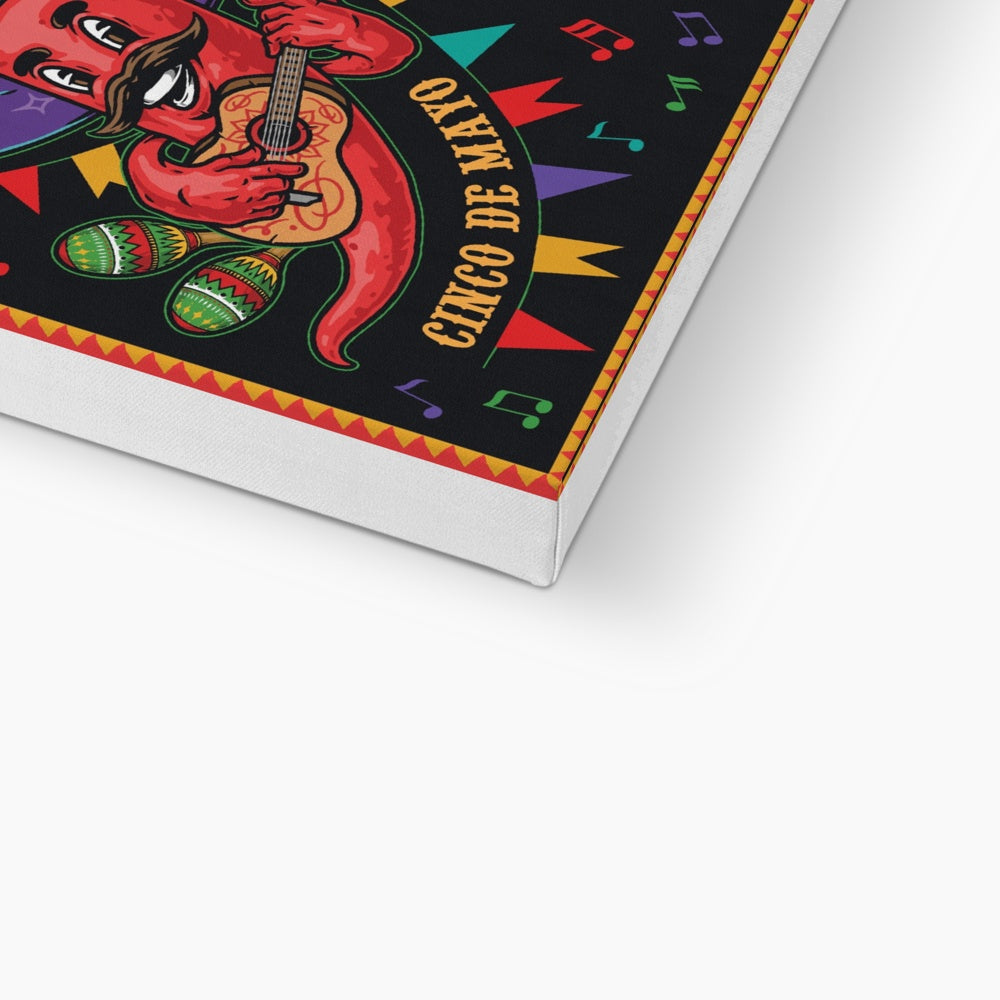 Red Chillie & Cinco De Mayo Art Canvas