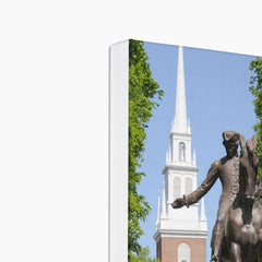 Celebrated Paul Revere Statue Canvas