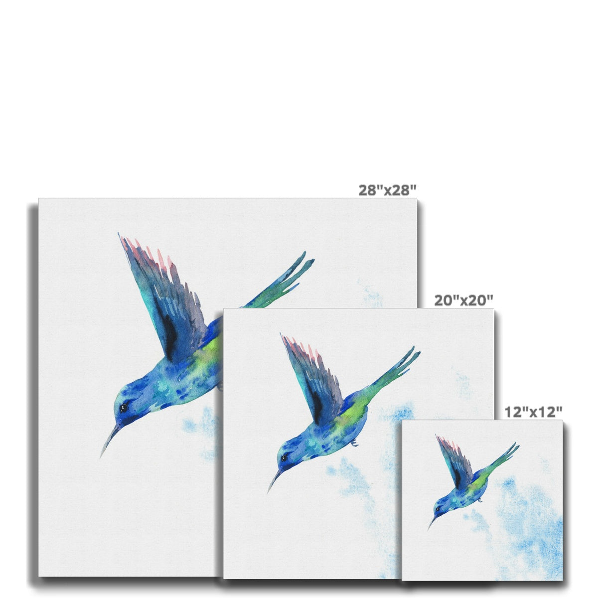 Flying Hummingbird Canvas