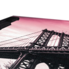 Pink Sky & Dumbo Manhattan Bridge Canvas