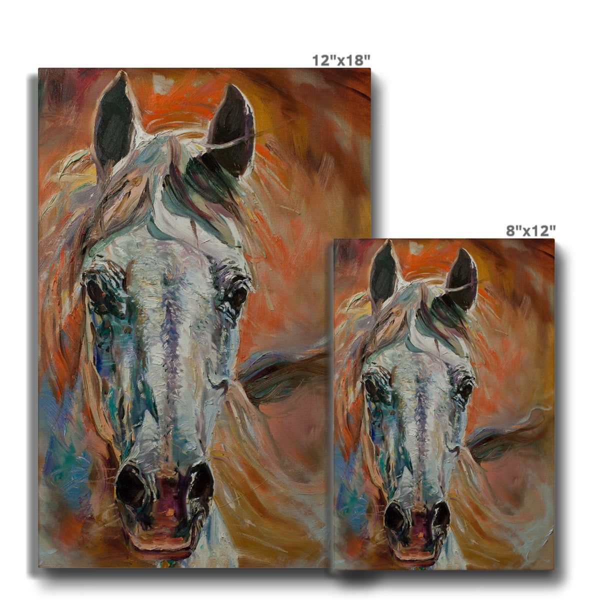 Astonishing Horse Portrait Canvas