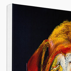 Colorfull Bulldog Painting Canvas