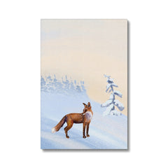Fox & Snow Canvas