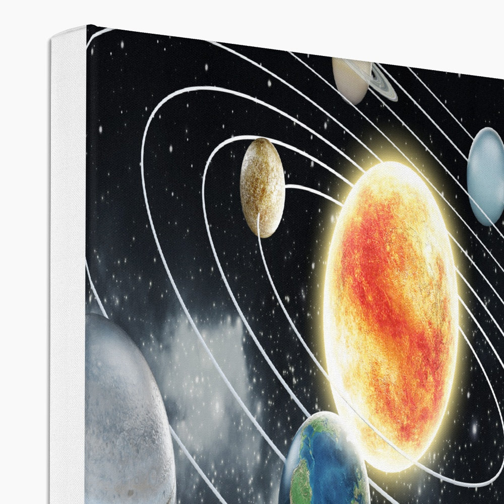 Solar System Painting Canvas