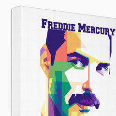 Abstract Freddie Mercury Poster Canvas