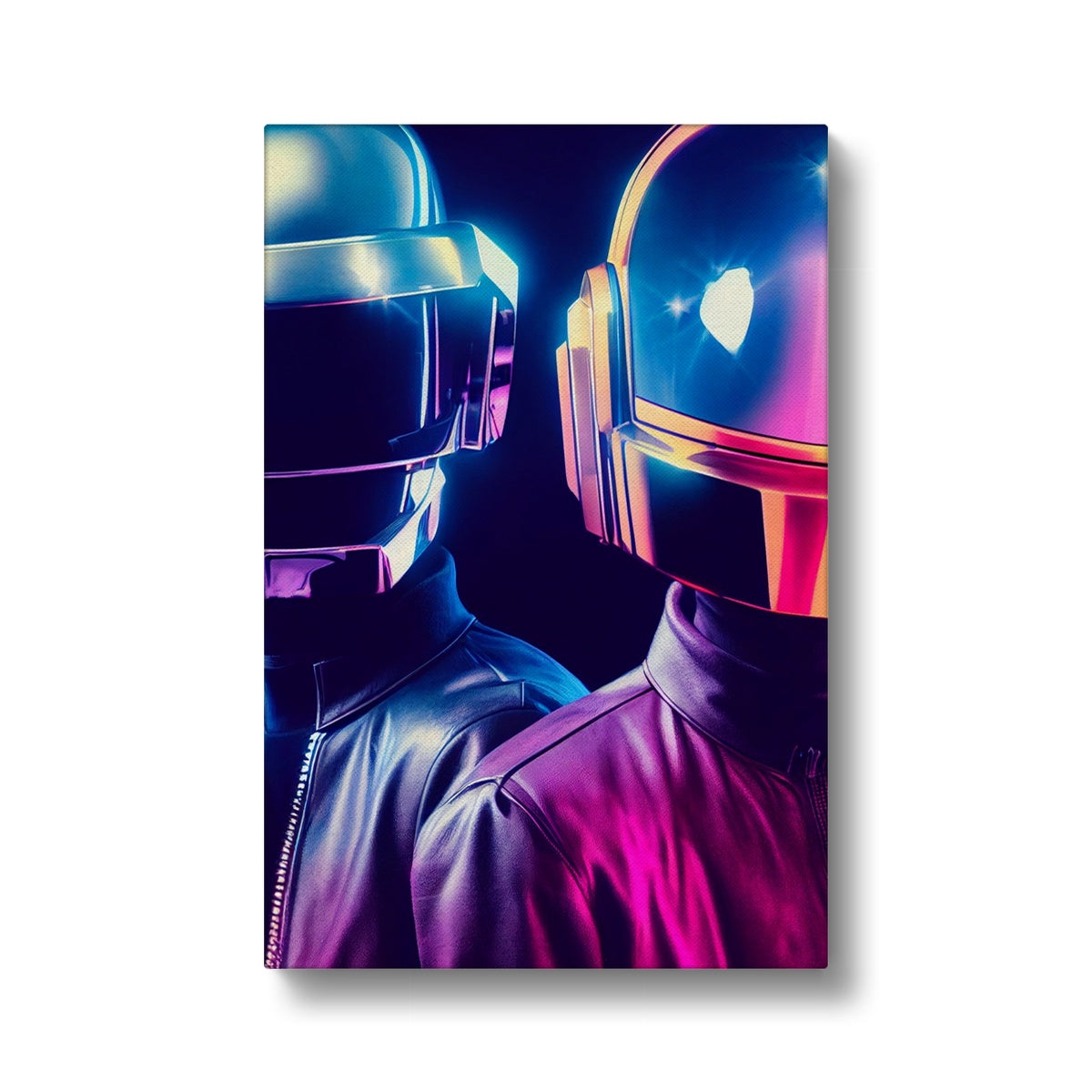 Stylish Daft Punk Art Canvas