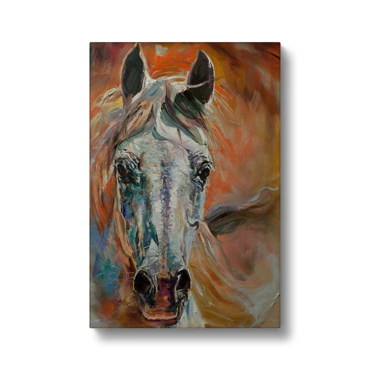 Astonishing Horse Portrait Canvas