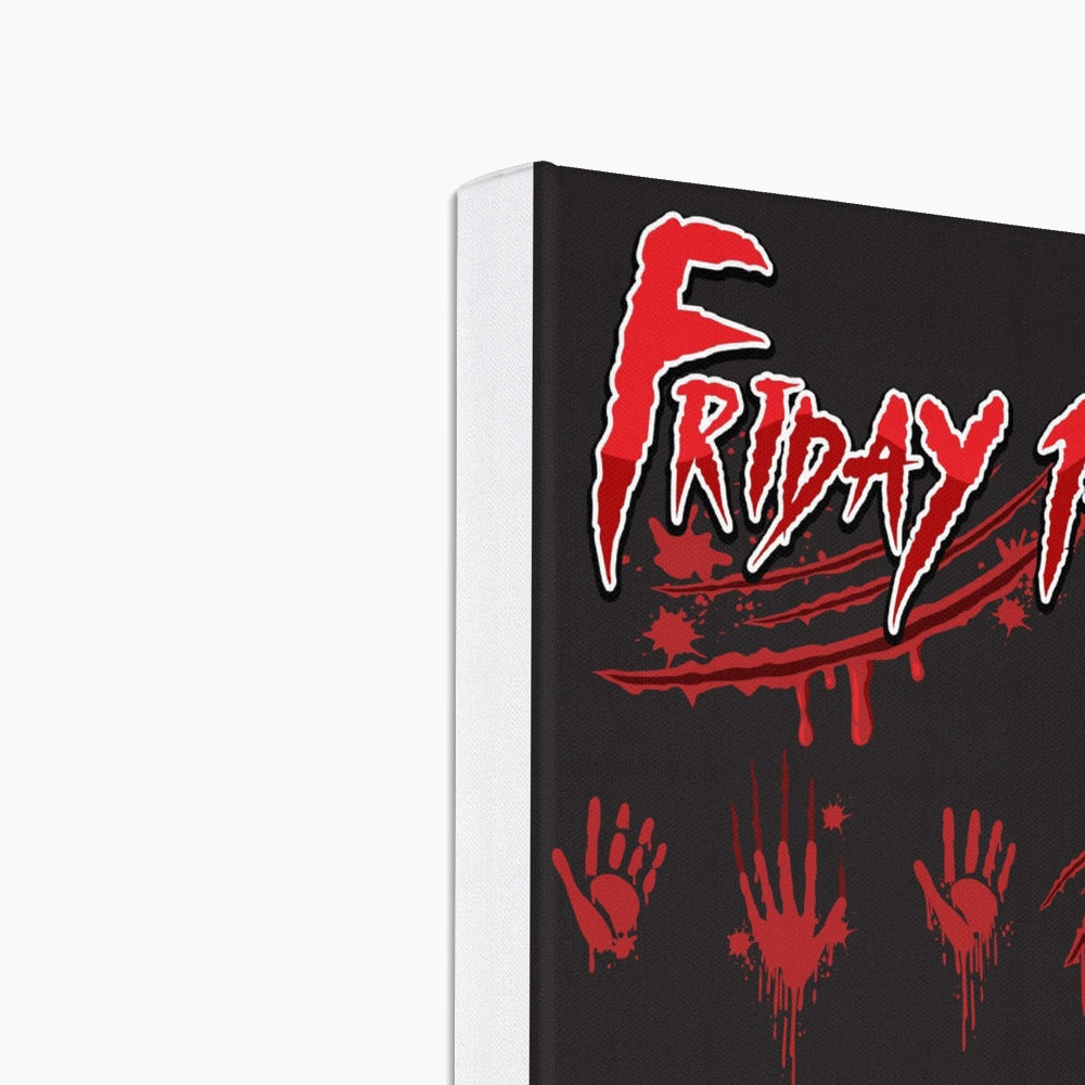 Eerie Friday The 13th Art Canvas