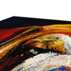 Colorfull Bulldog Painting Canvas