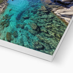 Closer View Of Hidden Beach Lake Tahoe Canvas