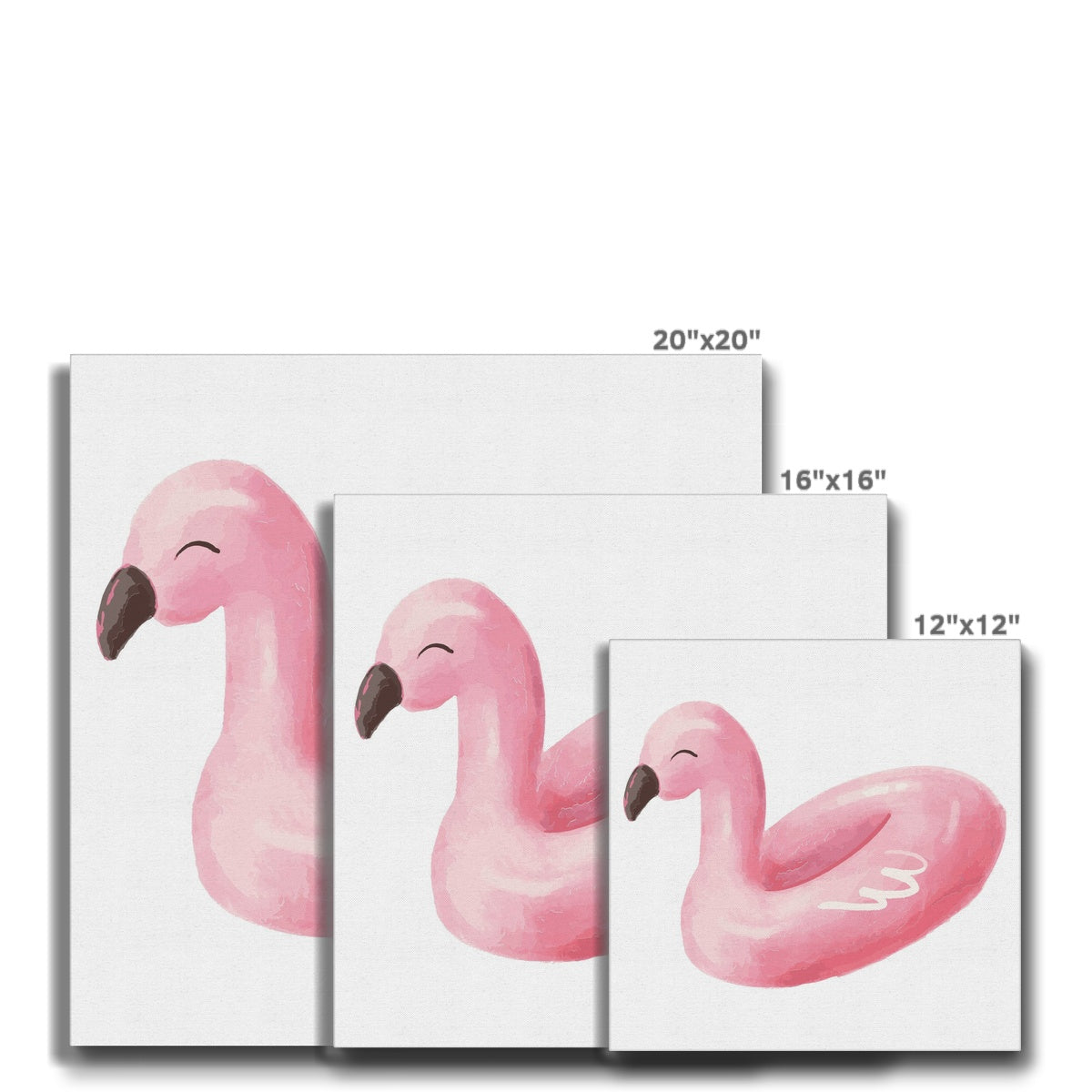 Flamingo Lifebuoy Canvas