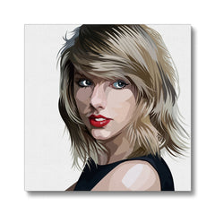 Incredible Taylor Swift Illustration Canvas