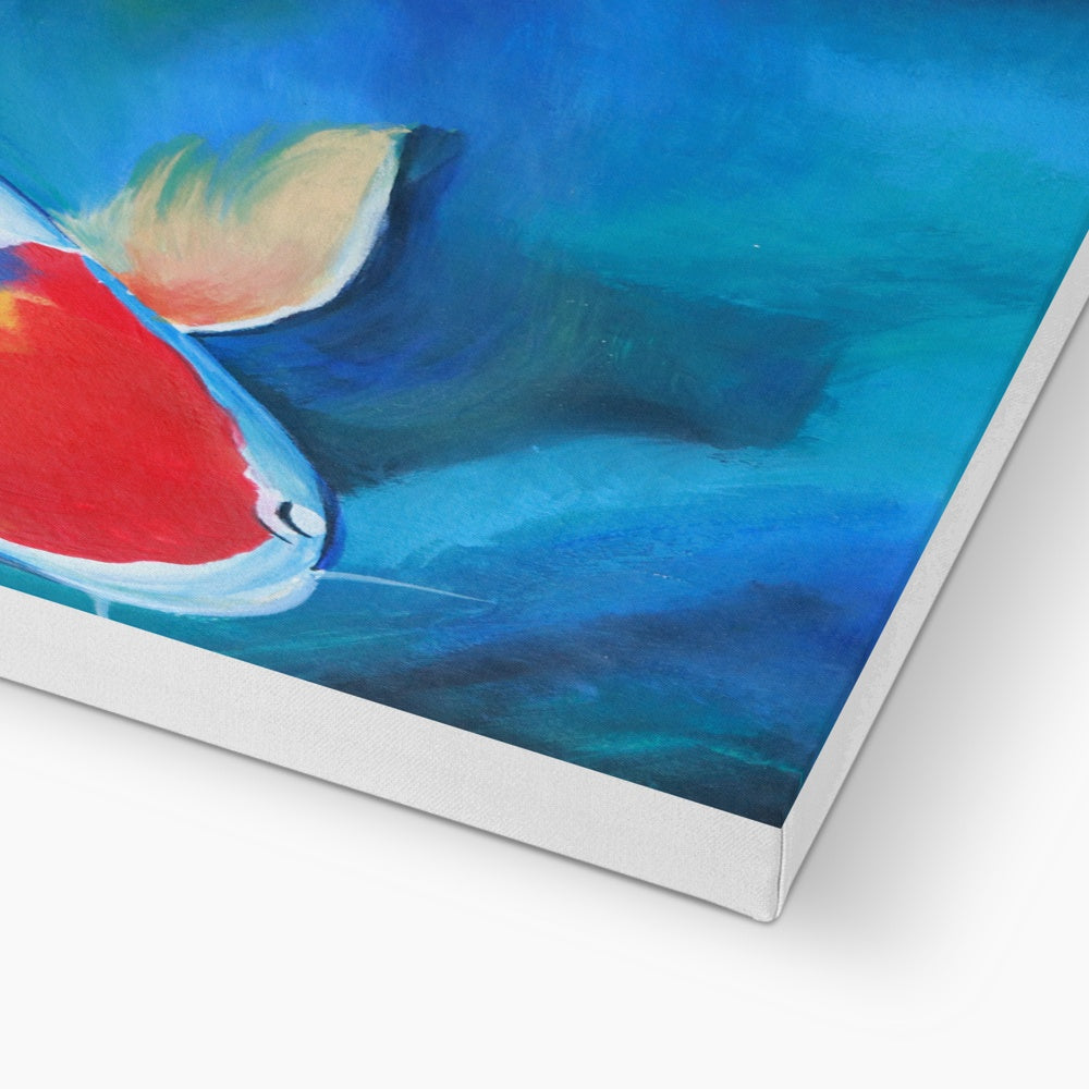 Ethereal Koi Fish Painting Canvas