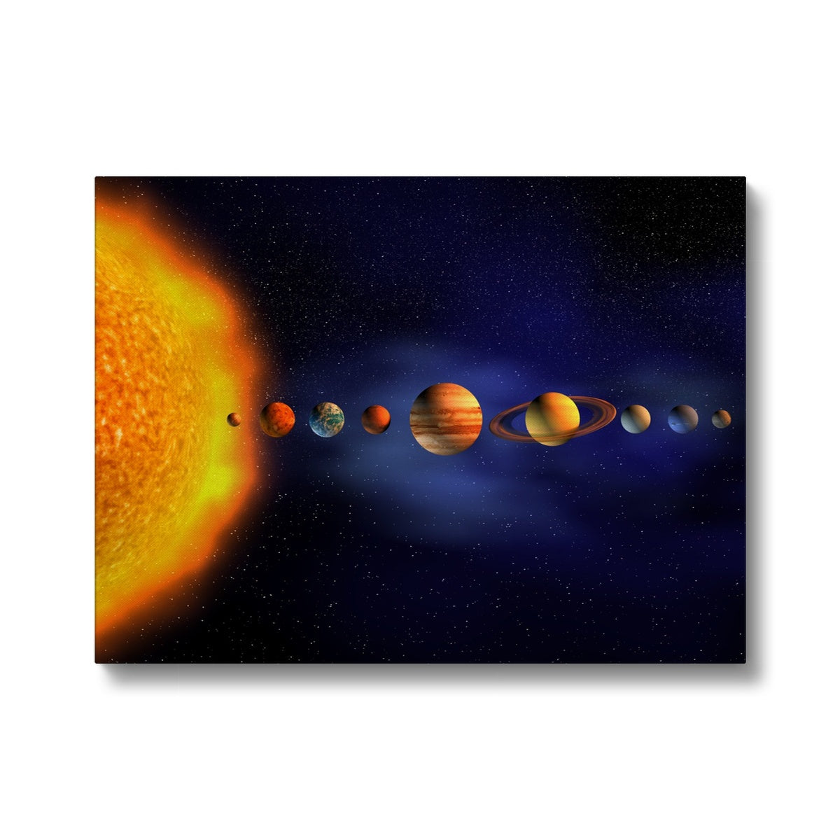 Enchanting Solar System Painting Canvas