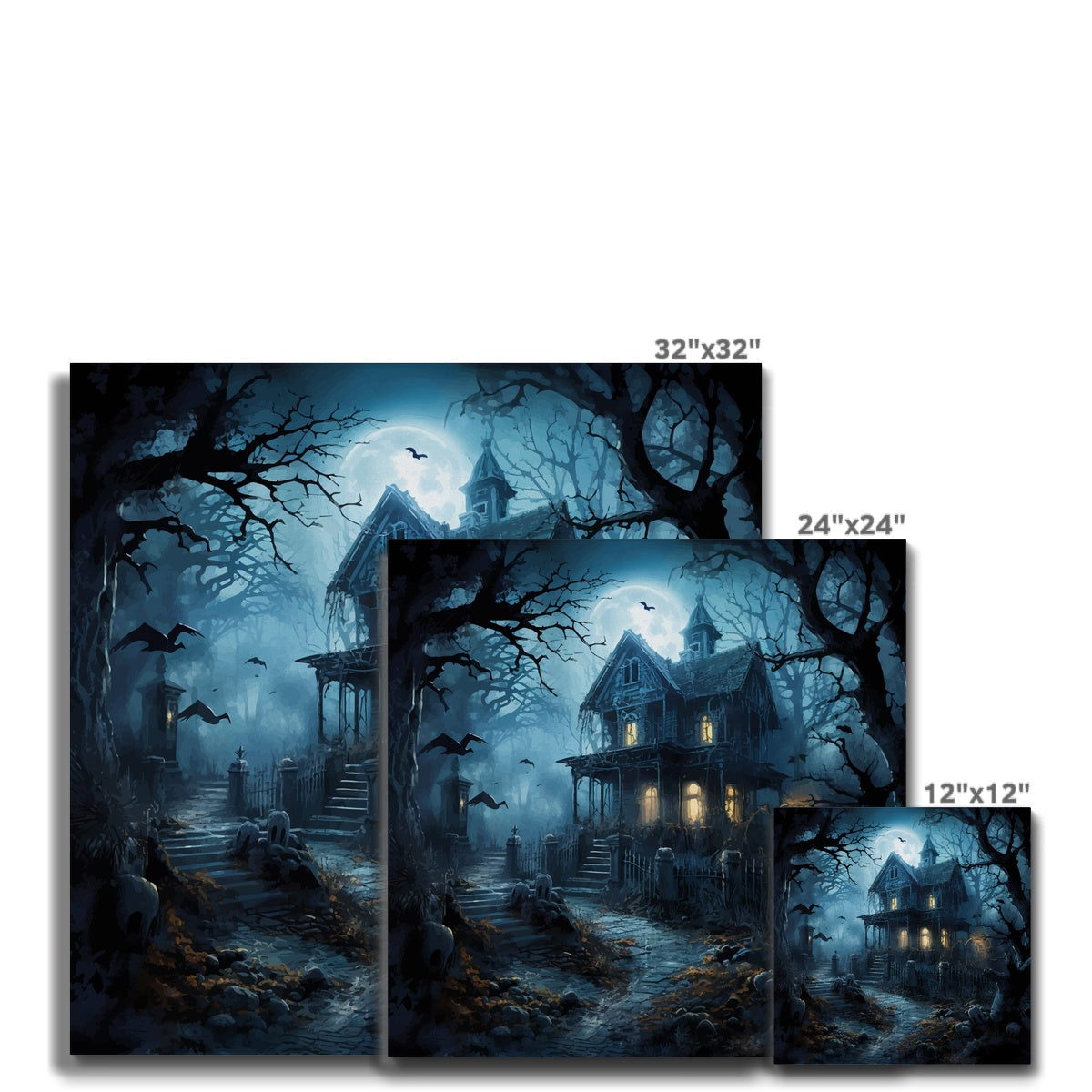 Haunted House Animation Canvas