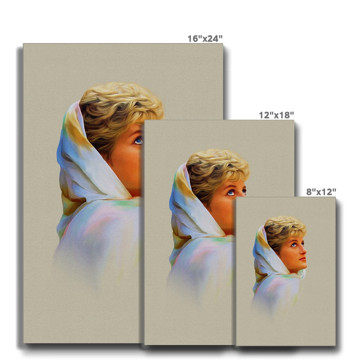 Elegant Diana Portrait Canvas