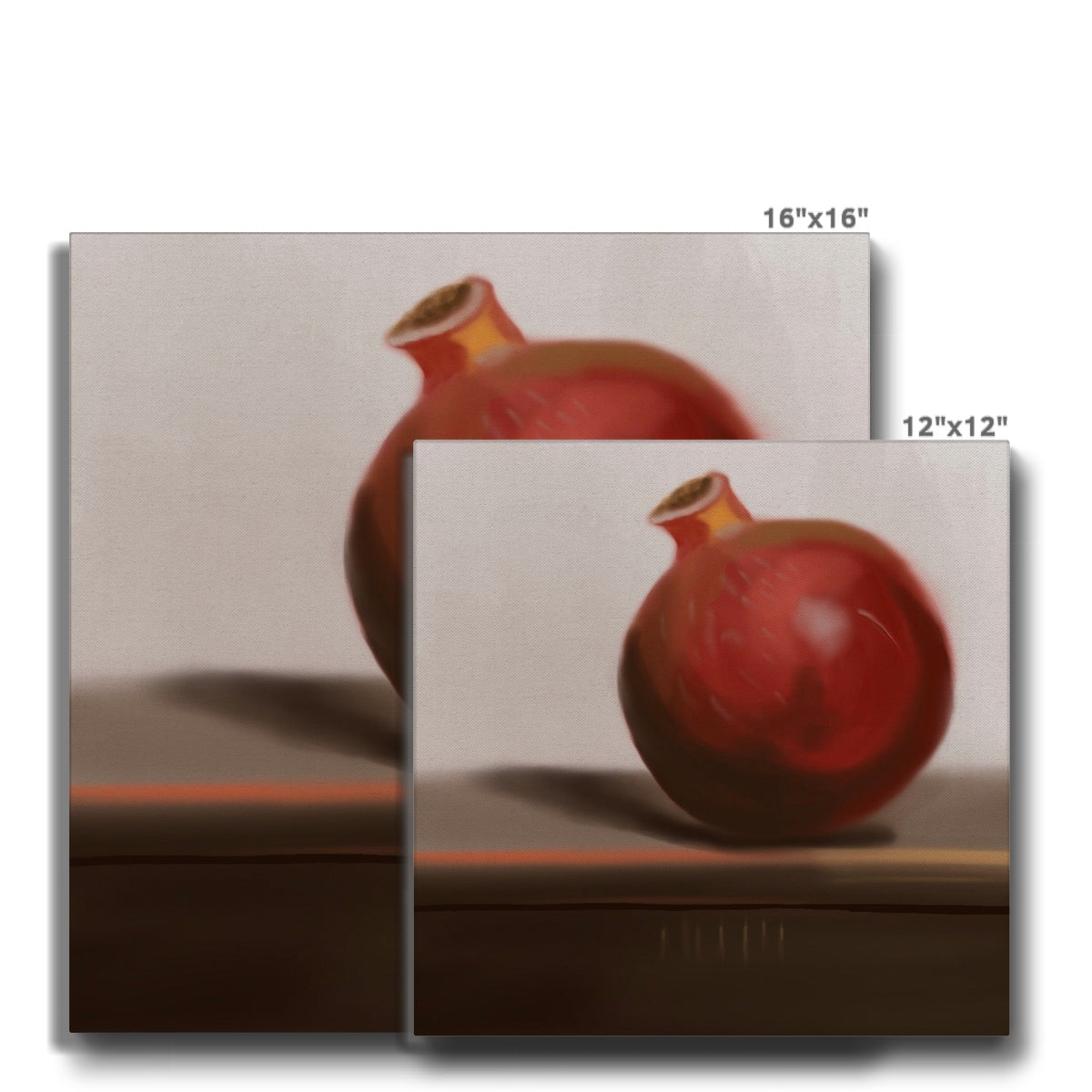 Lone Pomegranate Painting Canvas